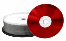 25 Mediarange CD-R rot full printable 80min 700MB 52x Spindel RESTPOSTEN - Bild vergr��ern 