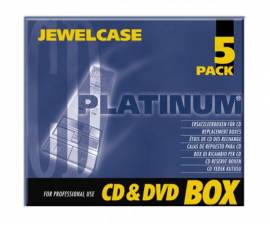5 Platinum Jewel Case Leerhülle für CD / DVD - Bild vergrößern
