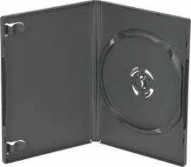 50 Amaray DVD H�llen schwarz 14 mm 1-4er Stacking Hub - Bild vergr��ern 