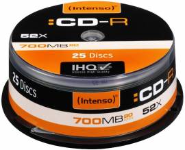 25 Intenso CD-R 80min 700MB 52x Spindel - Bild vergr��ern 
