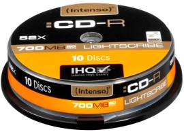 50 Intenso CD-R lightscribe 80Min 700MB 52x Spindel - Bild vergr��ern 