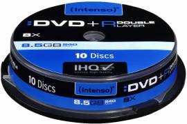 10 Intenso DVD+R Double Layer 8,5GB 240Min 8x Spindel - Bild vergr��ern 