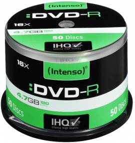 50 Intenso DVD-R 4.7GB 120Min 16x Spindel - Bild vergr��ern 