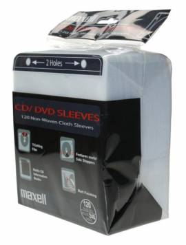 60 Maxell Sleeve 2er gelocht Ringordner wei� - Bild vergr��ern 