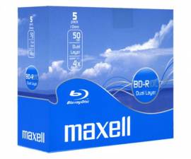 5 Maxell Blu-ray BD-R 50 GB 4x Jewelcase - Bild vergr��ern 