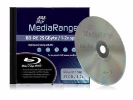 5 Mediarange Blu-ray BD-RE 25GB 2x Jewel Case - Bild vergr��ern 