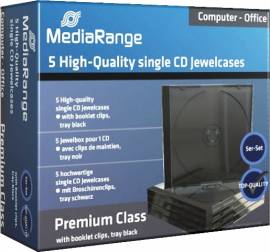 5 Mediarange Jewel Case Leerh�llen f�r 1 CD / DVD - Bild vergr��ern 