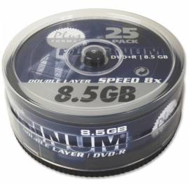 25 Platinum DVD+R Double Layer 8,5GB 240Min 8x Spindel - Bild vergr��ern 