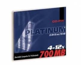 10 Platinum CD-RW 80min 700MB 4 - 12x Jewel Case - Bild vergr��ern 