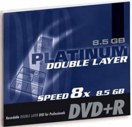 1 Platinum DVD+R Double Layer 8,5GB 240Min 8x Jewel Case - Bild vergr��ern 