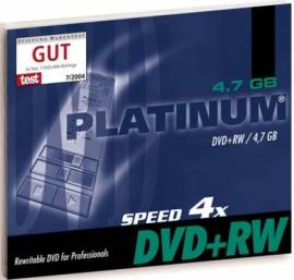 5 Platinum DVD+RW 4.7GB 120Min 4x Jewel Case - Bild vergr��ern 