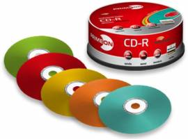 25 Primeon CD-R lightscribe color mix 80Min 700MB 52x Spindel - Bild vergr��ern 