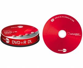 10 Primeon DVD+R Double Layer red protect 8,5GB 240Min 8x Spindel  RESTPOSTEN - Bild vergr��ern 