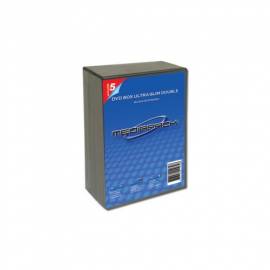 100 Mediapack DVD H�llen double slim 7 mm f�r je 2 CD/DVD - Bild vergr��ern 