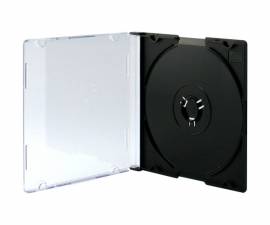 600 Slimcase Mini Leerh�lle f�r je 1 x 8 cm CD / DVD - Bild vergr��ern 