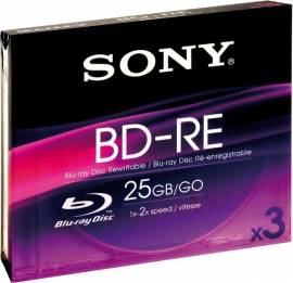 3 Sony Blu-ray BD-RE 25GB 2x Slimcase - Bild vergr��ern 