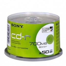 100 Sony CD-R printable 80min 700MB 48x Spindel - Bild vergr��ern 