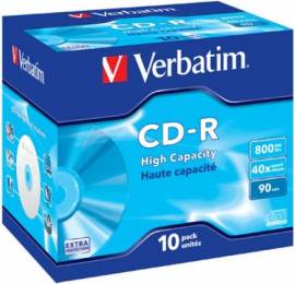 50 Verbatim CD-R 90min 800MB 40x Jewel Case - Bild vergr��ern 