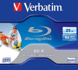 1 Verbatim Blu-ray BD-R full printable 25GB 1-6x Jewelcase - Bild vergr��ern 