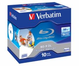 10 Verbatim Blu-ray BD-R full printable 50GB 6x Jewelcase - Bild vergr��ern 