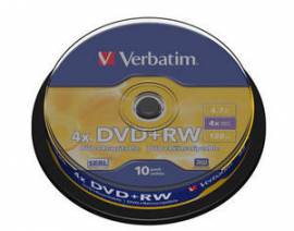 10 Verbatim DVD+RW 4.7GB 120Min 4x Spindel - Bild vergr��ern 
