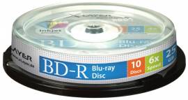 10 XLayer Bluray BD-R full printable 25GB 6x Spindel - Bild vergr��ern 