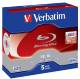 5 Verbatim BluRay BD-RE 25GB 2x Jewel Case