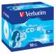 10 Verbatim CD-R AUDIO 80Min Jewel Case