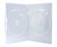 50 Amaray DVD H�llen transparent 14 mm 2er