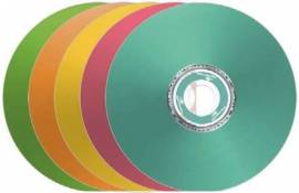 100 Mediarange CD-R lightscribe color mix 700MB 80Min 52x Spindel - Bild vergr��ern 