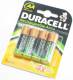 4 Duracell Akku AA 2450mAh Supreme Nickel-Metall-Hydrid Blister