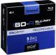 5 Intenso Blu-ray BD-R 25GB 4x Jewel Case BluRay