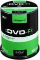 100 Intenso DVD-R 4.7GB 120Min 16x Spindel