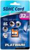 Platinum SDHC Karte 32GB Speicherkarte Klasse 6