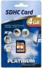 Platinum SDHC Karte 4GB Speicherkarte Klasse 6