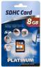 Platinum SDHC Karte 8GB Speicherkarte Klasse 6
