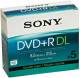 5 Sony DVD+R Double Layer  8,5GB 240Min 8x Jewel Case