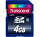 Transcend SDHC Karte 4GB Speicherkarte Ultimate Klasse 10