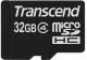 Transcend Micro SDHC Karte 32GB Speicherkarte Klasse 4 Restposten
