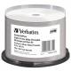 50 Verbatim DVD-R full water glossy printable 4.7GB 120Min 16x Spindel