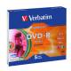50 Verbatim DVD-R color lightscribe verschiedene Farben 4.7GB 120Min 16x Slimcase