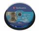 10 Verbatim CD-R lightscribe 80Min 700MB 52x Spindel