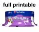 25 Verbatim DVD+R Double Layer full printable 8,5GB 240Min 8x Spindel