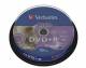 10 Verbatim DVD+R lightscribe 4.7GB 120Min 16x Spindel