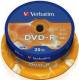 25 Verbatim DVD-R 4.7GB 120Min 16x Spindel
