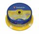 25 Verbatim DVD+RW 4.7GB 120Min 4x Spindel