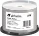 50 Verbatim DVD-R professional full printable ohne Logo 120min 4,7GB 16x Spindel