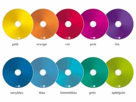 50 Primeon DVD+R Double Layer ten colors 8,5GB 240Min 8x Spindel - Bild vergrößern