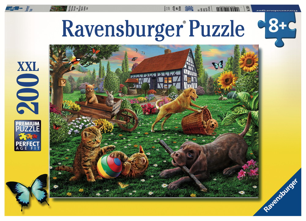 200 Teile Ravensburger Kinder Puzzle XXL Entdecker auf vier Pfoten 12828