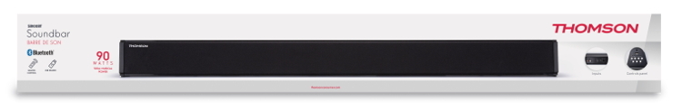 Thomson Bluetooth Soundbar SB100BT 2.0 Soundsystem schwarz TH348590